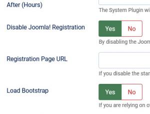 Registration page url (disable Joomla! registration)