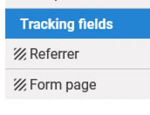 Tracking fields