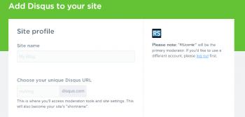 Adding Disqus to your site