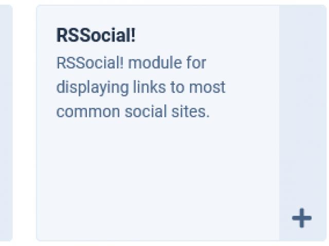 Go to System > Site Modules > RSSocial!