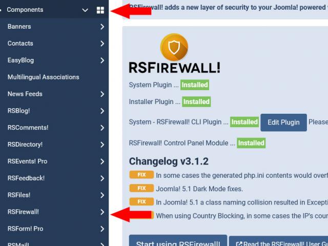 Accessing the component