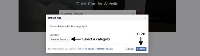 Facebook Confirm App Name