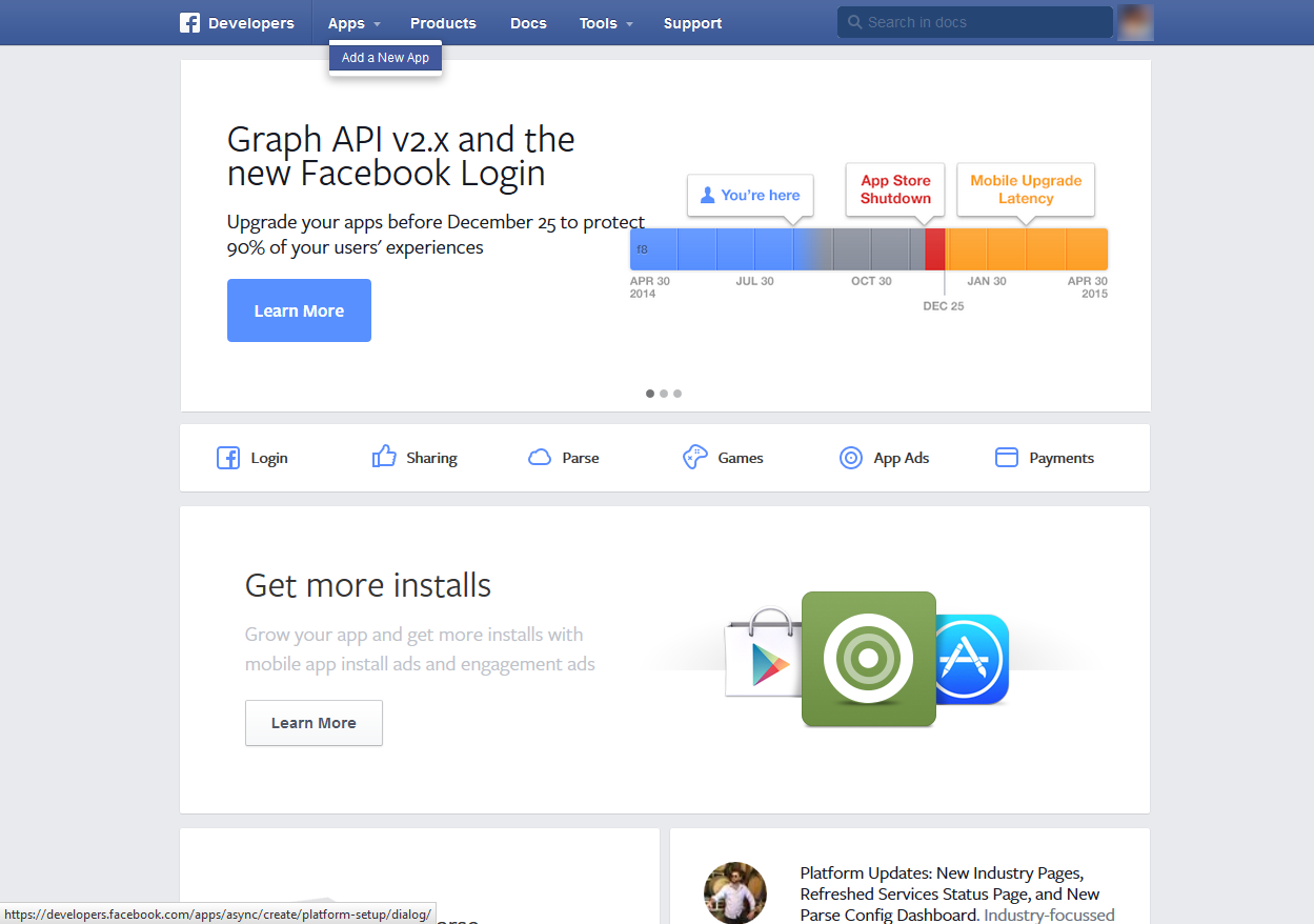 How to generate Facebook App ID - tagDiv support