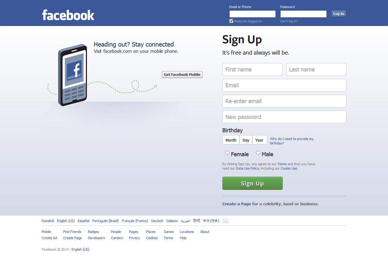 facebook login welcome to facebook log in