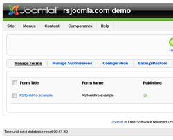 RSJoomla! demo