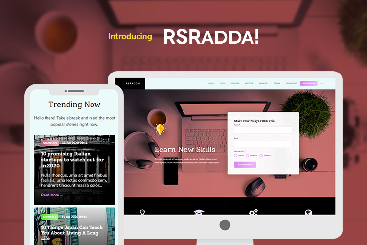 RSRadda! - Multipurpose Joomla! template