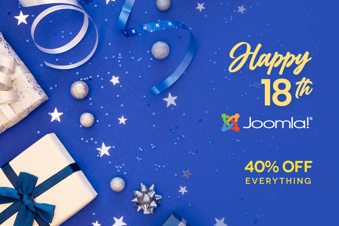 17 Joomla! Years - We celebrate through special prices