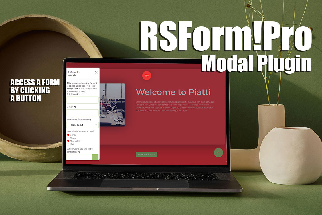 RSForm!Pro Modal Plugin