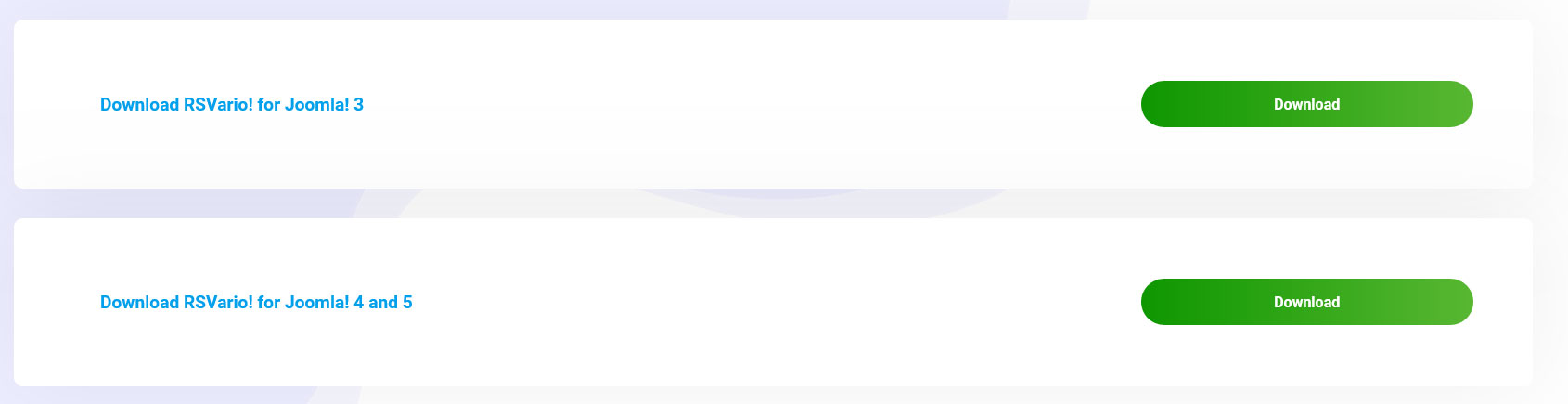 RSVario! Joomla! 3, 4 and 5