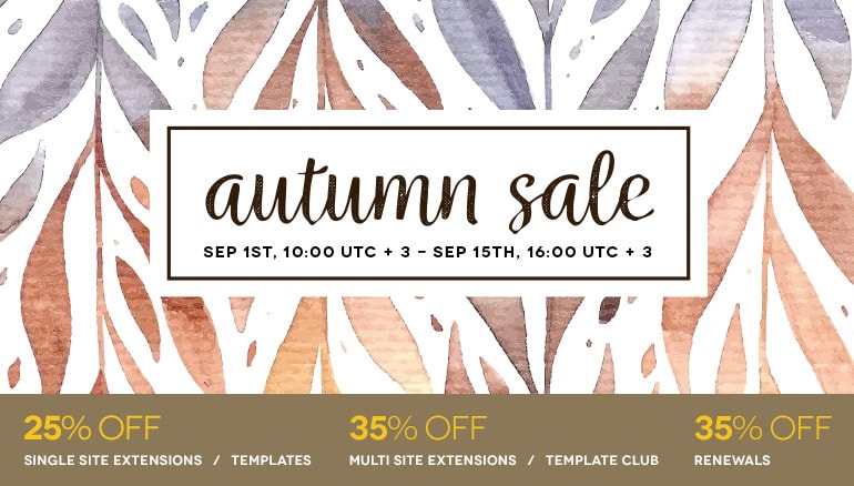 Autumn Sales