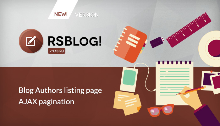 RSBlog! 1.13.20 - Ajax pagination and blog authors menu item