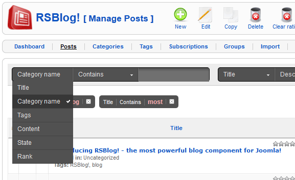 Blog listing using Ajax filters