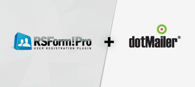 RSForm!Pro - Dotmailer integration