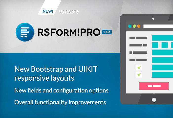 RSForm!Pro got even better! Version 1.51.2 is out! 