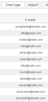 RSMail cronlogs