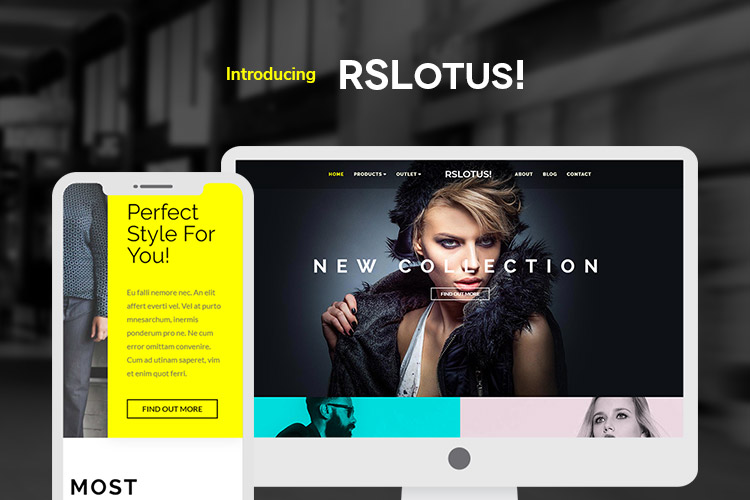 RSLotus! Corporate Joomla! Template