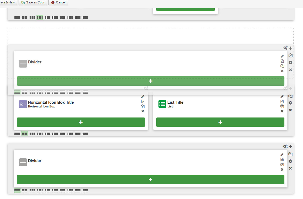 responsive administrator interface