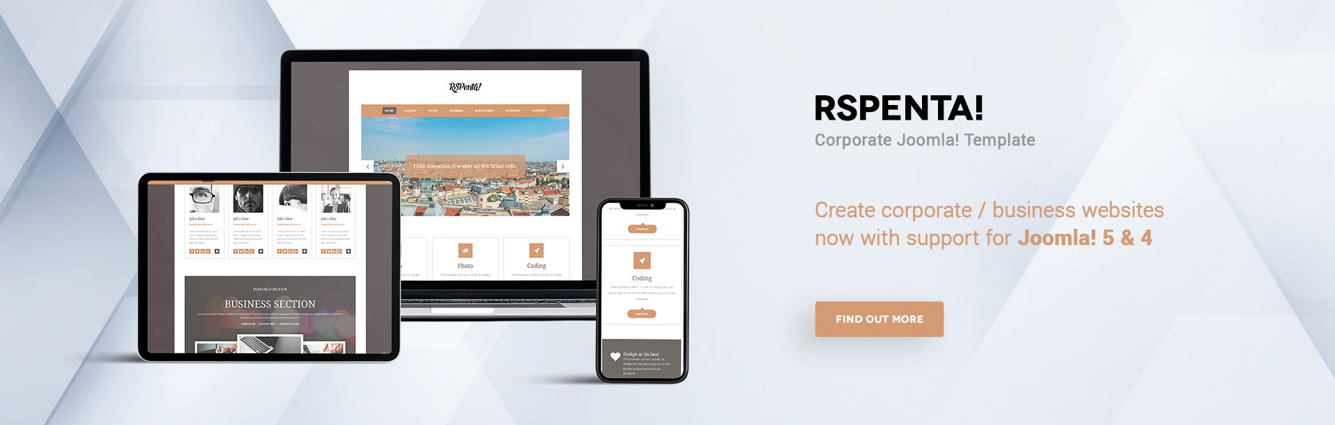 RSPenta! Joomla! 4/5 template
