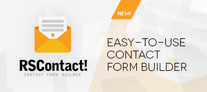 RSContact! Joomla! contact form builder