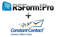 RSForm!Pro integration with Constant Contact
