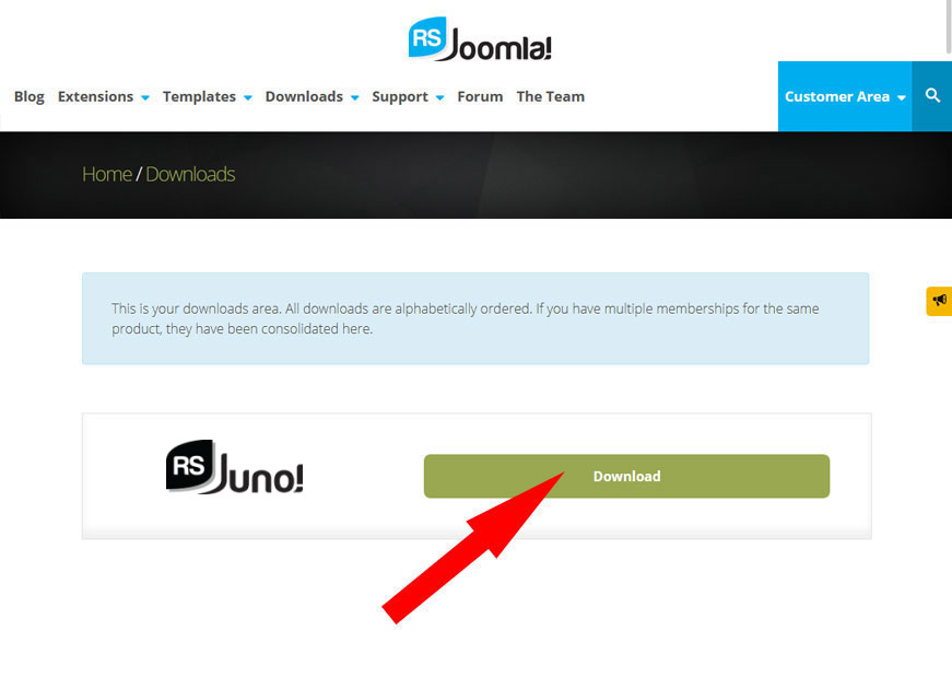 How to Download Template on RSJoomla! website 3