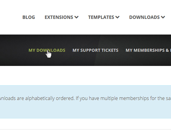 How to Download Template on RSJoomla! website 2