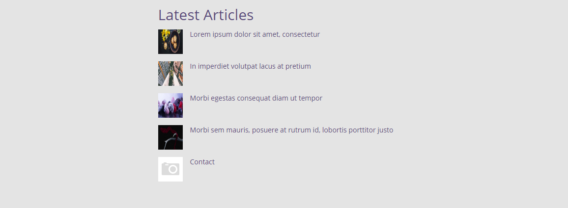 Articles - Latest default layout front end