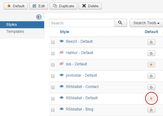 Installing RSMalta! 3.x Joomla! template Step 5