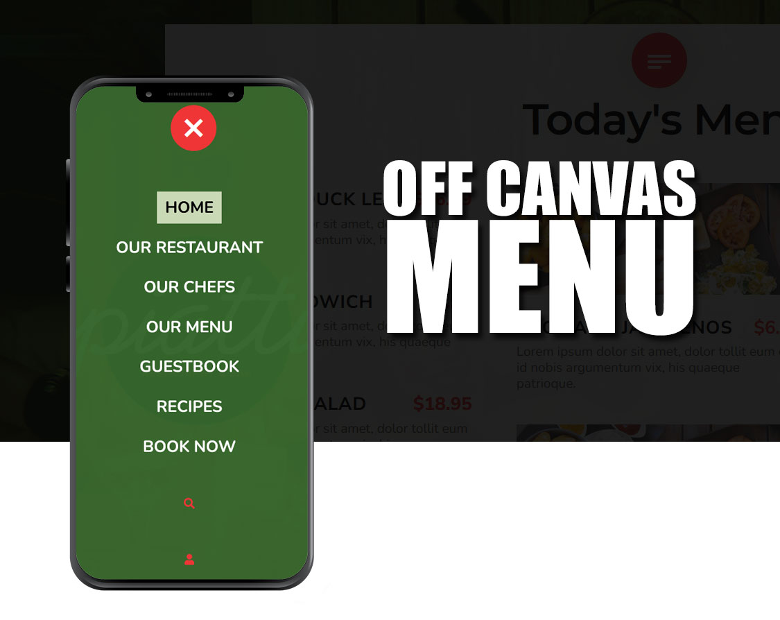 Off Canvas Menu