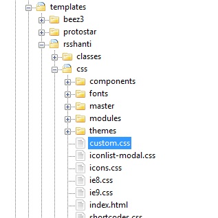 RSShanti! - How to create custom css