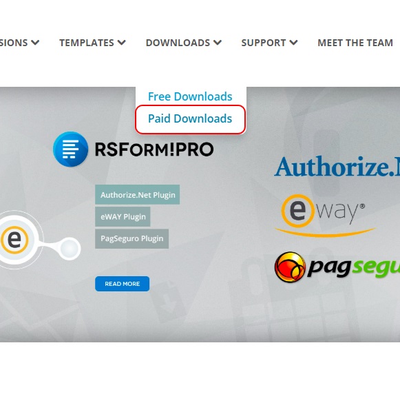 How to Download Template on RSJoomla! website 2